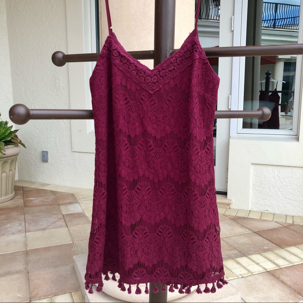 Xtraordinary Lace Shift Mini Dress